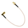 thumbnail image 1 of Coaxial Rf Cable  Coaxial Pigtail Cable  Coax Jumper Cable  Sma To Male Coaxial Cable SMA Coaxial RF Cable SMA Female To Right Angle SMA Male RF Jumper Cable 20cm, 1 of 8