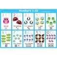 thumbnail image 2 of Ashley Productions Placemat Studio Smart Poly 1-10 Numbers Learning Placemat, 13" x 19", Single Sided, Pack of 10, 2 of 2