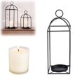 thumbnail image 1 of ⚡ Big Sale ! Candle Decor Stand Rustic Hanging Antique Style Pillar Candle Holder Candelabra For Tabletop Entryway Indoor Patio, 1 of 7