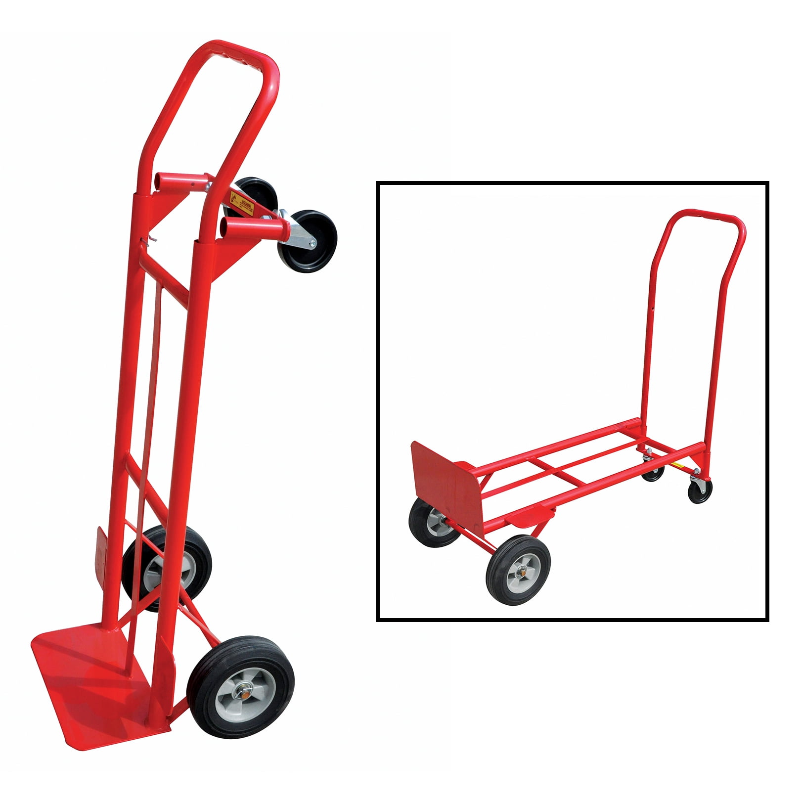 400 lb NEW Harper Trucks 2-in-1 Convertible Hand Truck and Dolly Capacity 