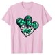 thumbnail image 4 of Camisetas de Manga Corta para las Mujeres de Moda Imprimir Cuello Redondo Camiseta, Mezcla de Poliéster Ligero para Primavera Verano Otoño, 4 of 8