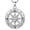 Compass, variant on 925 Sterling Silver Compass/Key/Pearl/Infinity/Wing/Flower/Moon Love Heart Pendant Necklace for Women