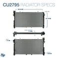 thumbnail image 2 of Spectra Premium CU2795 Automotive Radiator, 2 of 7