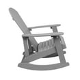 thumbnail image 3 of Alpine Corporation Light Gray Adirondack Rocking Chair, 3 of 4