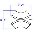 thumbnail image 4 of Flash Furniture Hercules Alon 4 Piece Reception Seating in White, 4 of 4
