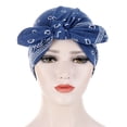 thumbnail image 3 of Elegante gorro indio con puntera musulmana adornado con flores de anacardo y lazo, diseño decorativo, 3 of 6