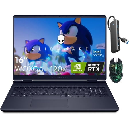 Dell Alienware 16" Aurora Gaming Laptop, Intel Core 7 240H, RTX 5050, 16GB RAM, 1TB SSD, Wi-Fi 7 , Windows 11 Pro