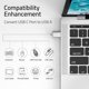 thumbnail image 5 of Adaptador tipo C a USB (2 piezas) Adaptador OTG tipo C a USB 3.0 hembra, compatible con iPad Pro 2021 iMac 2021 MacBook Pro MacBook Air 2020 Galaxy Surface Go y más Adepaton 221406-2, 5 of 9