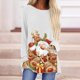 thumbnail image 2 of Camisas Navideñas Para Mujer, Camisetas de Manga Larga Con Estampado de Estilo Étnico, Sudadera Informal de Invierno Y Otoño, Jersey Acogedor, Blusa Odeerbi ODB206575, 2 of 6