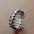 thumbnail image 6 of harmtty Finger Ring Fine Workmanship Geometric Electroplating Retro Attractive Decoration Silver Color Dragon Fish Bone Ring Jewelry Accessory,Silver, 6 of 7