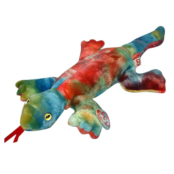 Ty Beanie Buddy - LIZZY The Tie-dyed Lizard Plush