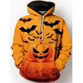 thumbnail image 3 of 2024 Nueva sudadera con capucha con estampado 3D de calabaza para Halloween, para parejas, hombres, mujeres, adultos, Halloween, carnaval, baile de graduación, informal, todos los días, 3 of 5