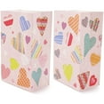thumbnail image 6 of 36-Pack Cute Heart Pattern Paper Gift Bags for Valentines Day, Kids Party Favors, Goodies, and Treats, 5 X 8.7 X 3 inches, 6 of 7