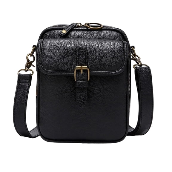 Sanityiny Crossbody Leather Bag Rfid, Women's Small PU Leather Crossbody Bag with Adjustable 52-Inch Strap