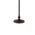 thumbnail image 4 of 150 Watt 6 Way Metal Floor Lamp with Fabric Tapered Shade, Bronze- Saltoro Sherpi, 4 of 5
