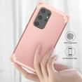 thumbnail image 3 of for Samsung Galaxy S24 Ultra Case, 3 in 1 Heavy Duty Rugged Hybrid Anti Slip Shockproof Hard PC Cover Soft Silicone Bumper Non-Slip Protective Phone Case Cover for Samsung Galaxy S24 Ultra, Rosegold, 3 of 7