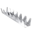 thumbnail image 1 of Soporte para tacos de material acero inoxidable Soporte para tacos Soporte para tacos para 6 tacos, apto para horno, parrilla y lavavajillas, 13,4 x, 1 of 7