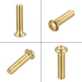 thumbnail image 5 of Unique Bargains M4x16mm Brass Machine Screws, Phillips Pan Head Fastener Bolts 12Pack, 5 of 5