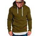 thumbnail image 2 of dmqupv Men's Graphic Hoodies With Zipper Heavyweight Hoodies for Men, Thick Lined Full Zip Up Winter Warm Sweatshirts Work Jackets Green XL, 2 of 5