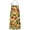 Beige Red Sunflower, variant on White Regular Sunflower Pattern Apron-Garden Aprons for Women with Pockets-Cotton Linen Waterproof Kitchen Cooking Gardening Aprons Adjustable for Kitchen,Cooking,BBQ and Salon 33x27 Inch