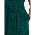 thumbnail image 5 of Time and Tru Women's Tie Waist Mini Dress with Flutter Sleeves, Sizes XS-XXXL, 5 of 6
