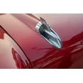 thumbnail image 2 of Miglavs, Janis 18x13 White Modern Wood Framed Museum Art Print Titled - Detail of hood ornament of red 57 Chevrolet Bel Air in Habana-Havana-Cuba, 2 of 4