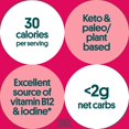thumbnail image 3 of Seaweed Organic Premium Roasted Seaweed Snacks, Sea Salt, 6 Count, Keto, Vegan, Gluten-Free, Great Source of Omega3s and Iodine, Healthy On-The-Go Snack for Kids and Adults, 3 of 5