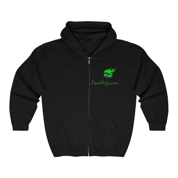 KaosNinja Full Zip Hooded Sweatshirt