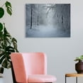 thumbnail image 3 of Pratyus Snow Forest Swing Canvas Art Modern Prints Wall Decor for Home and Office 16x12in, 3 of 6