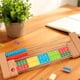 thumbnail image 4 of Ábaco de madera de doble para niños, juguetes de aprendizaje preescolar, ábaco deslizante educativo portátil y resistente para niños y niñas., 4 of 9