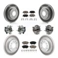 thumbnail image 1 of Transit Auto Front Rear Hub Bearings Assembly Coated Disc Brake Rotors and Ceramic Pads Kit (10Pc) for Car Mazda 3 Sport - Left Right Side (Driver Passenger) KBB-120809, 1 of 11