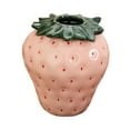 thumbnail image 4 of Jarrón creativo con decoración de fresas, contenedor para arreglos florales, florero de escritorio Grande, 4 of 9