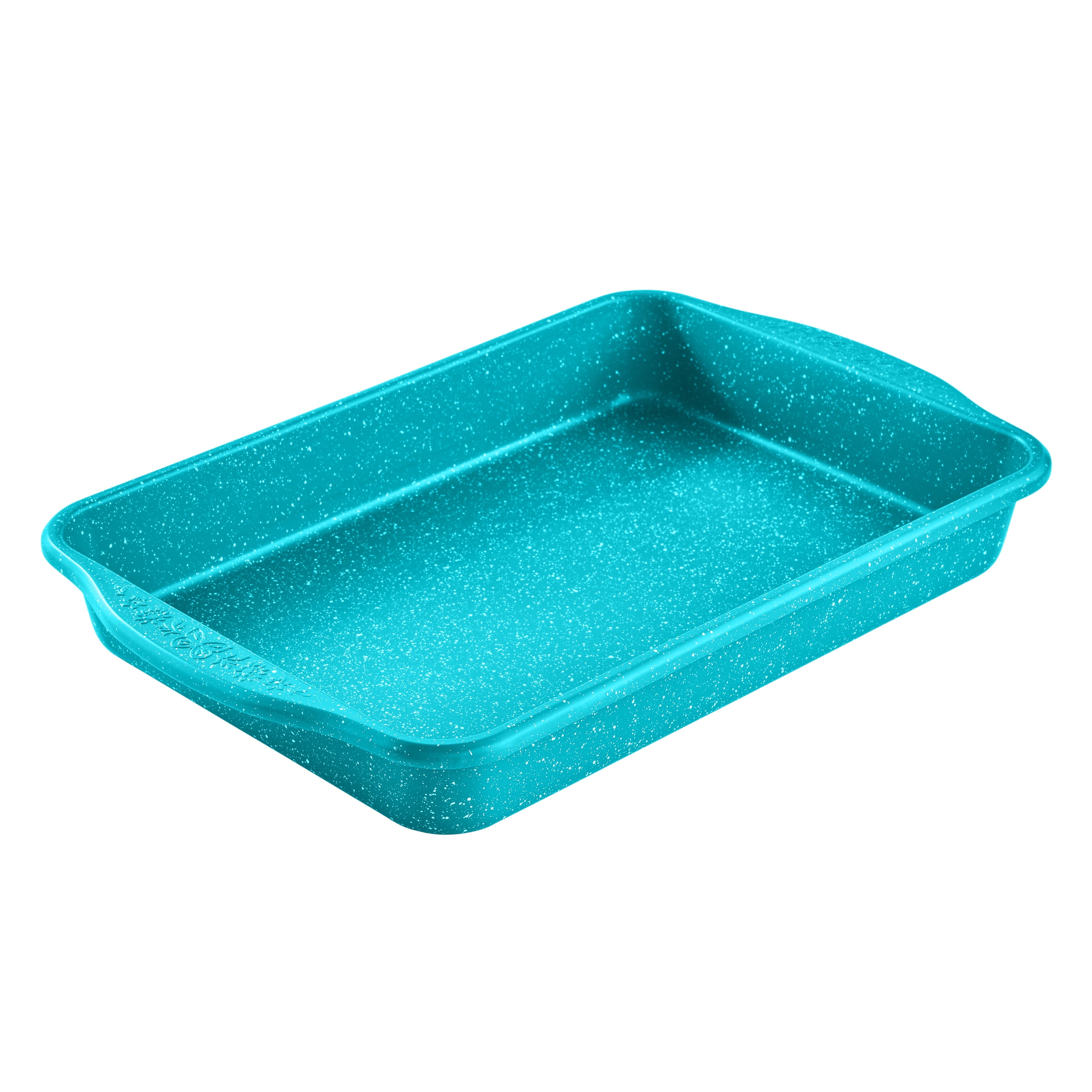 The Pioneer Woman Teal Speckle 9" x 15" x 1'' Nonstick Aluminum Baking Sheet