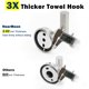 thumbnail image 4 of Ganchos para toallas de baño NearMoon SUS 304 de acero inoxidable, paquete de 4, 4 of 8