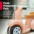 thumbnail image 3 of Step2 Ride Along Rose Pink Scooter Plastic Toddler Foot-to-Floor Riding Toy for Ages 18M-4Y, 3 of 10