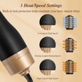 thumbnail image 5 of Hair Dryer Brush for Home: 5 in 1 Hot Air Brush with Negative Ion - Professional Blow Dryer Brush, 5 of 10