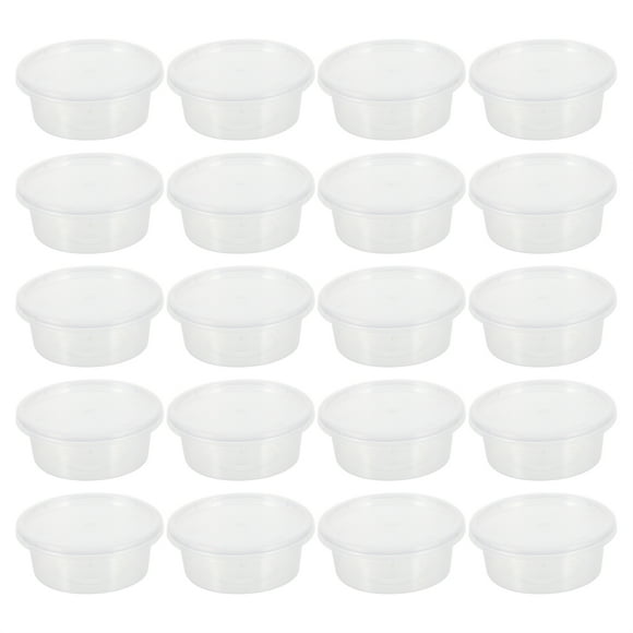 MasteelfCA 100 Sets Disposable Plastic Storage Box Vegetable Packing Box Storage Container