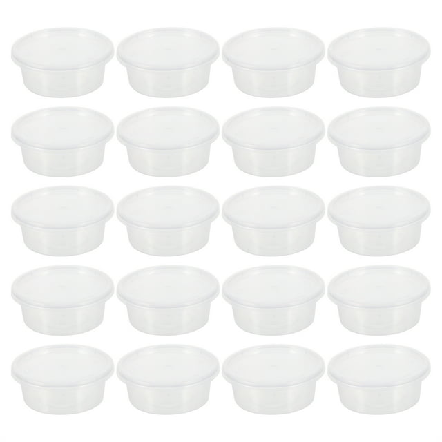 Miangastore 100 Sets Disposable Plastic Storage Box Vegetable Packing Box Storage Container