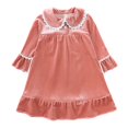 thumbnail image 1 of Conjuntos de pijamas familiares a juego de Navidad esenciales para invierno, ropa de dormir para niños y niñas, ropa de encaje de terciopelo rojo para niños, traje para bebés, 1 of 4