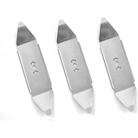 3-Pack Steel Replacement Blades Compatible with ZIPmow A106-RC Lawn Mower