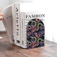 thumbnail image 6 of Naloa Snake And Flower 2 Pcs Bookend Large Capacity Office Book Ends for Home Office Library School Study Decoration, 6 of 8