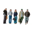 thumbnail image 3 of 5 figuras a escala 1/64 de personas de moda, figuras de colección masculinas y femeninas pintadas para maquetas de trenes, dioramas y decoración., 3 of 10