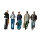 thumbnail image 2 of 5 Piezas Figuras Miniatura 1 64 Escala Figuras Decorativas de Resina para Maquetas Escénicas Adecuadas para Paisaje Ferroviario Decoración, 2 of 9