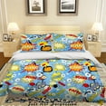 thumbnail image 1 of 3D Cartoon Boxing Fight Quilt Cover Set Bedding Set Duvet Cover Pillowcases 55, 1 of 3