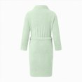 thumbnail image 4 of NOLDARES Mens Robe Cotton Bathrobe Soft Terry Cloth Towel Bath Robe for Men(Green,One Size), 4 of 6