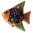 thumbnail image 4 of Ceramic Fish Wall Hangers - Set of 3 Shapes (Black) - Hand Painted From Spain, 4 of 6