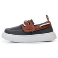 thumbnail image 3 of Blikcon Toddler Boys & Girls Hook And Loop Boat Shoes Lace Up Loafers (Toddler/Little Kid), 3 of 8