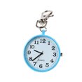 thumbnail image 2 of HEVIRGO Montre Médicale Unisexe Mode Cadran Rond Quartz Analogique Porte-Clés de Poche, Bleu Ciel, 2 of 10