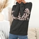 thumbnail image 2 of Blusa Manga Larga Cuello Redondo Jersey Estampado Casual Básico Top De Moda Para Mujer Gris Oscuro L, 2 of 6