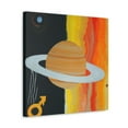 thumbnail image 2 of Saturn's Majestic Glow - Canvas, 2 of 10